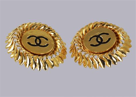 coco chanel costume earrings|Coco Chanel vintage earrings.